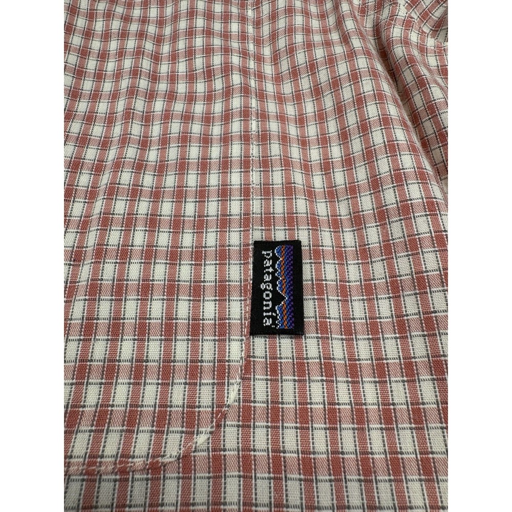Patagonia Plaid Long Sleeve Shirt Fishing Outdoor Men's Size Medium - Picture 6 of 12